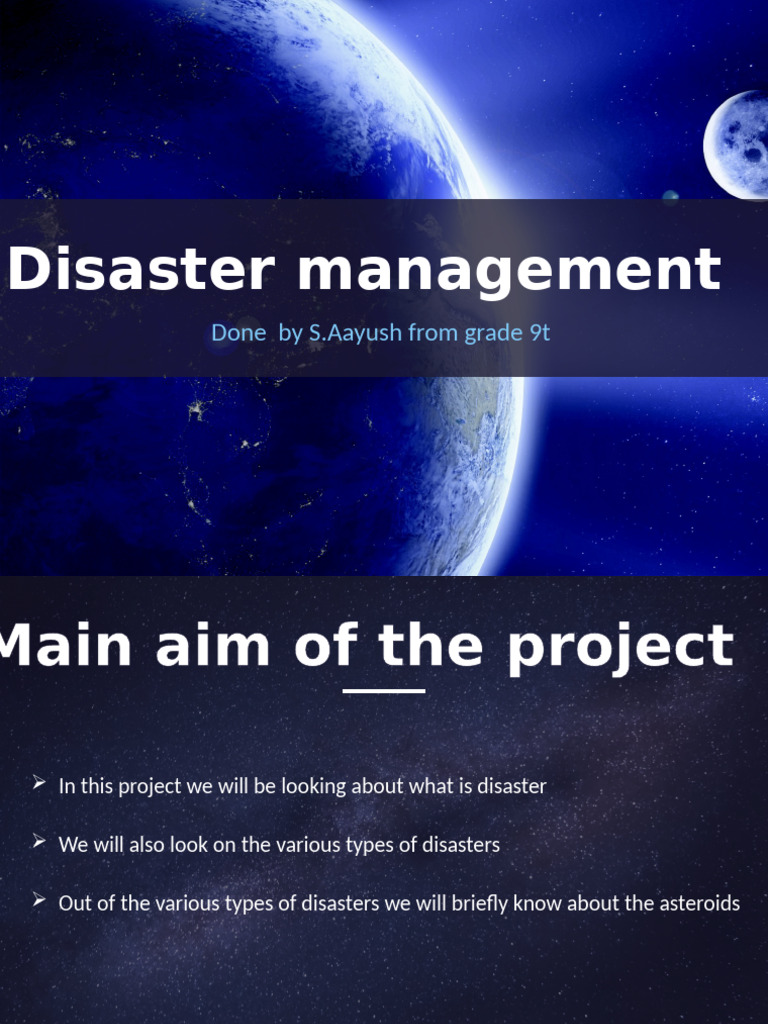 Disaster Management | PDF | Asteroid | Solar System