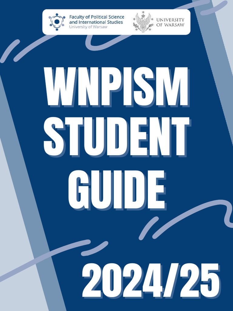 Student Guide for WNPiSM 2024/25 | PDF | Libraries | Academic Term