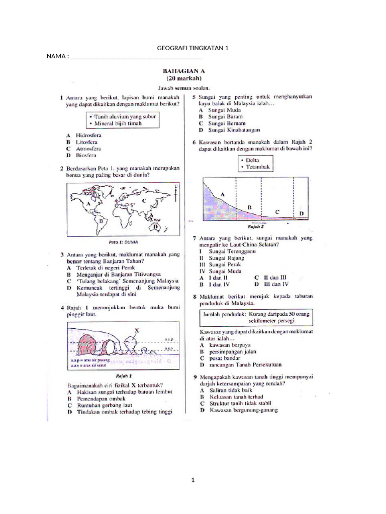 Latihan Geografi Ting 1 Pdf