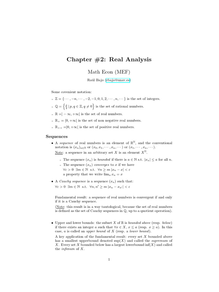 Math-Chapter 2 | PDF | Continuous Function | Mathematical Concepts