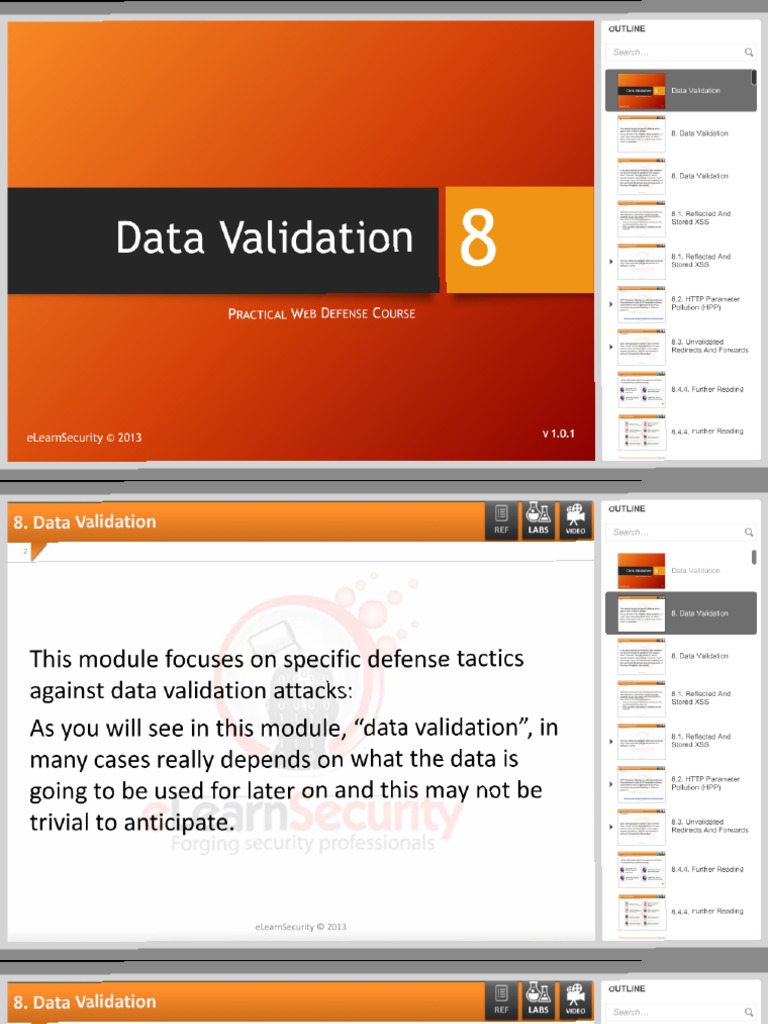 8.data Validation | PDF | Cyberspace | Hypertext