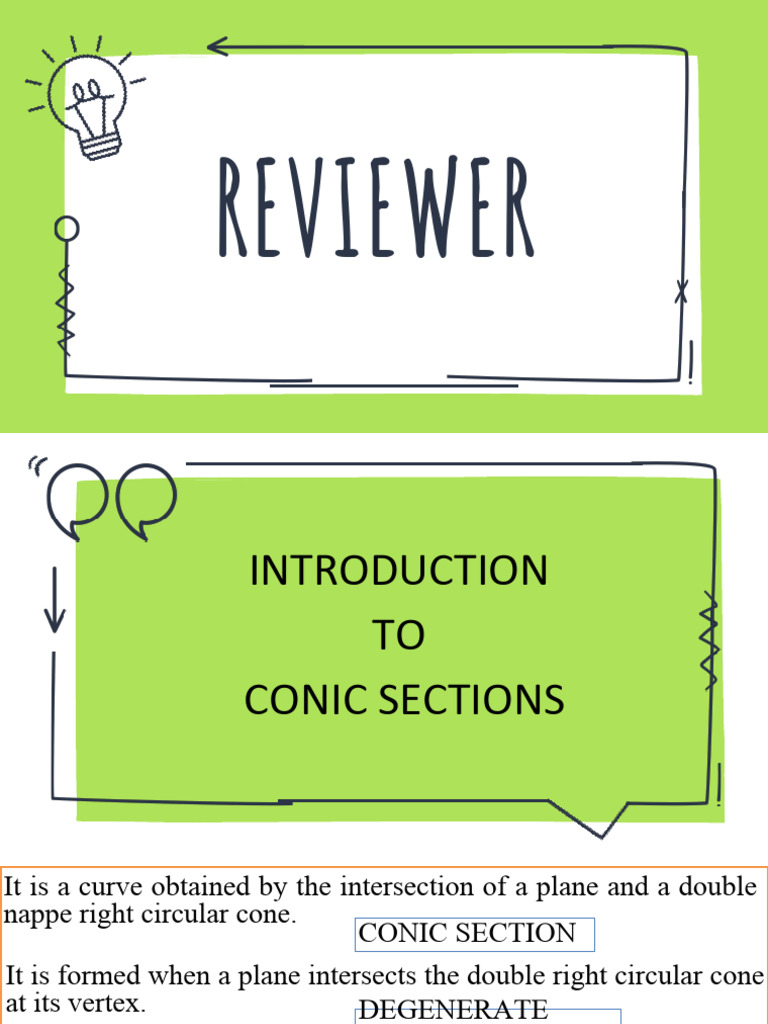 Introduction to Conic Sections | PDF | Euclidean Plane Geometry ...