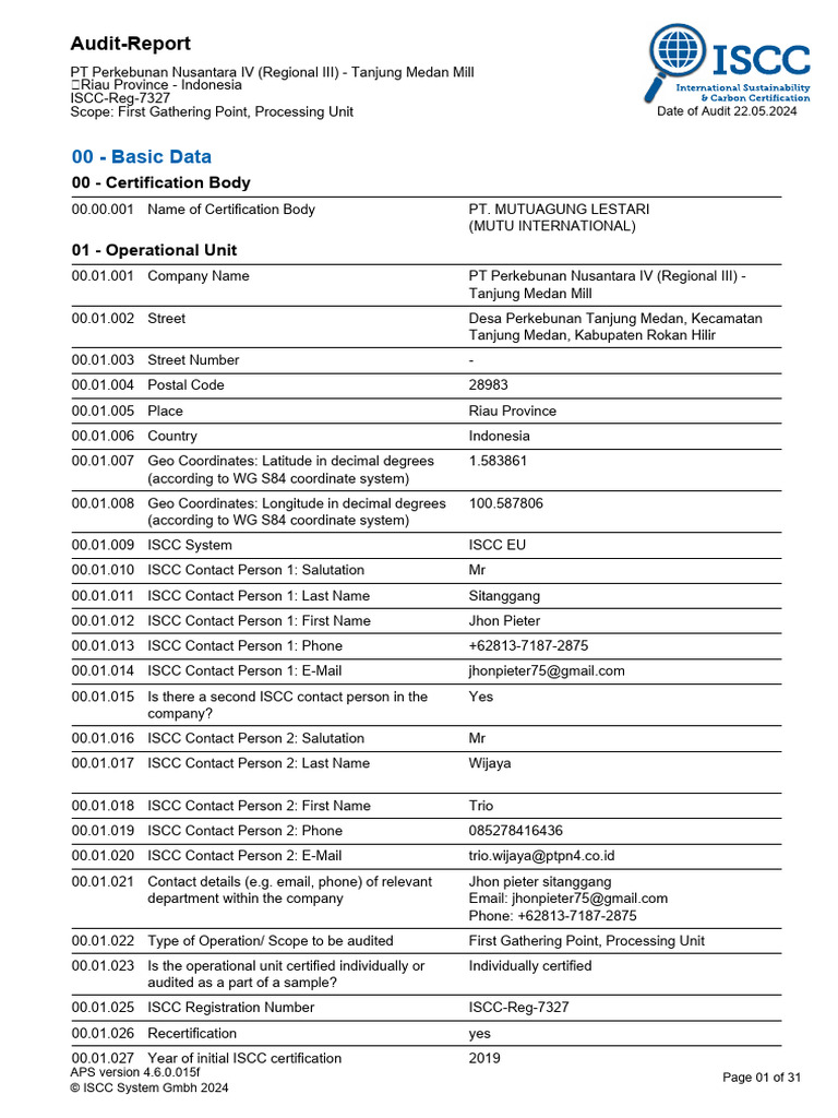 MainAudit 7327 Complete 2152 | PDF | Audit | Internal Audit