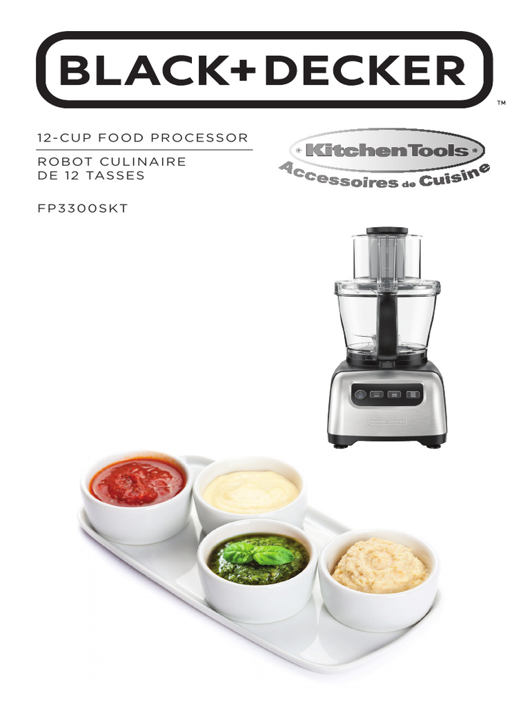 Food Processor FP3300SKT Instructions | PDF | Food Processor | Breads