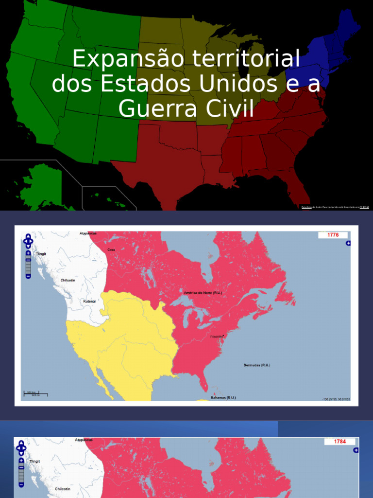 Expansão Territorial Dos Estados Unidos - Apresentação | PDF | Os ...