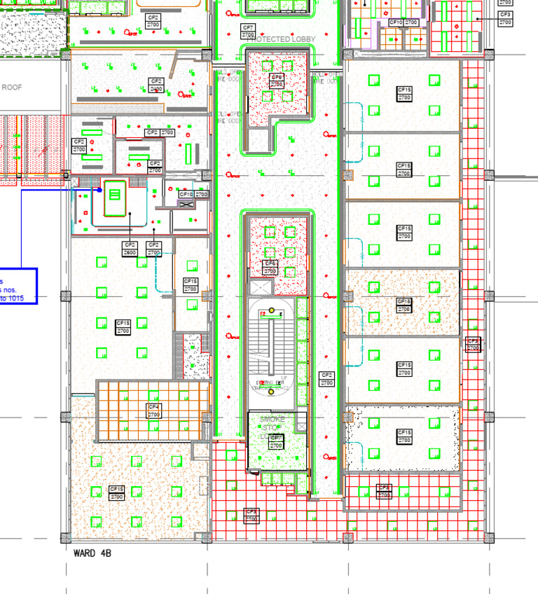 MEH-T-ID-304 - RCP - 4th Sty Plan | PDF