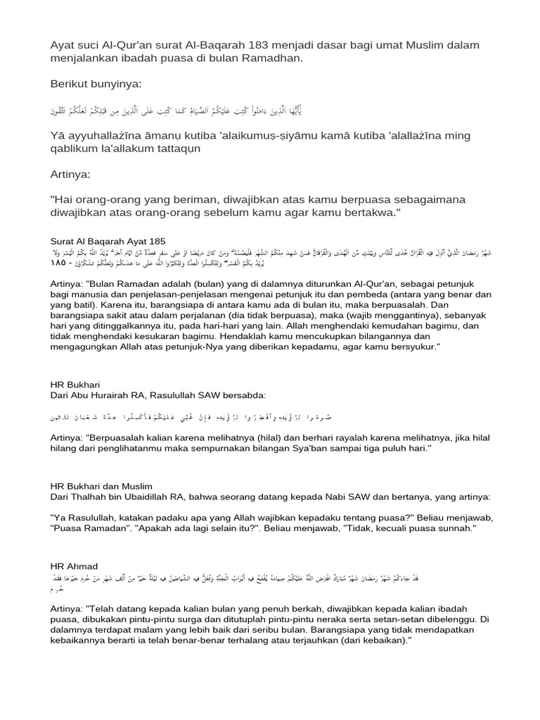 Ayat Suci Al | PDF