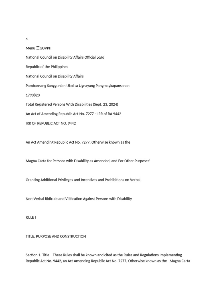 Implementing Rules for RA 9442 | PDF | Hotel | Tax Deduction