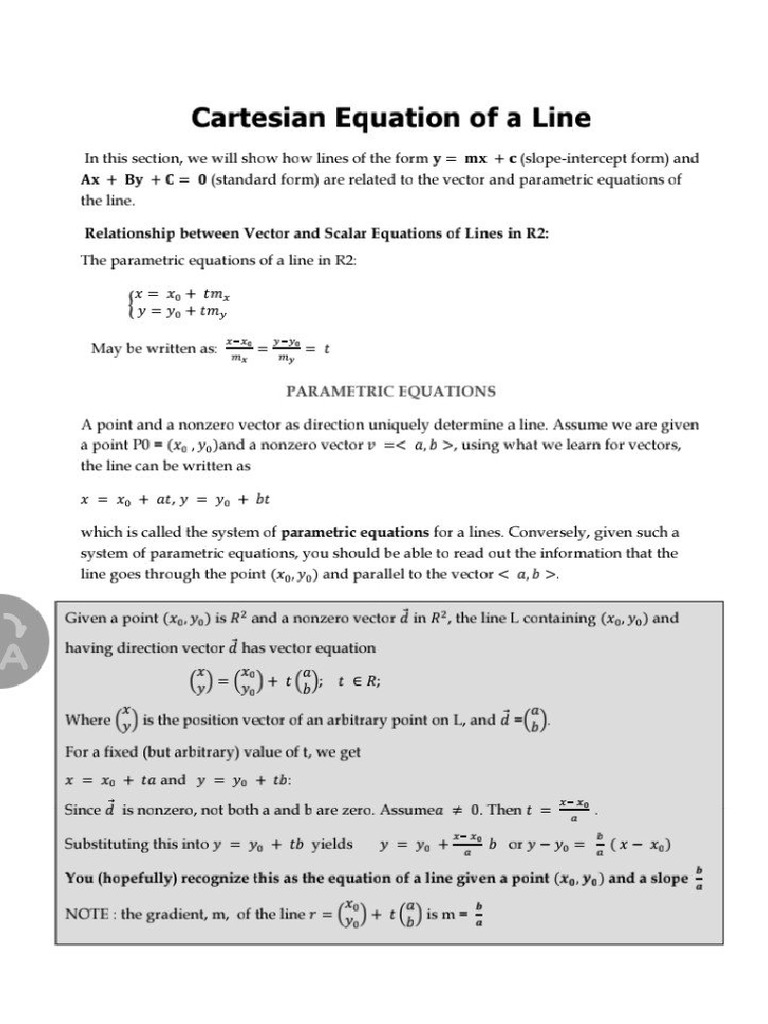 Vector Equation by Wilfred N Phiri | PDF