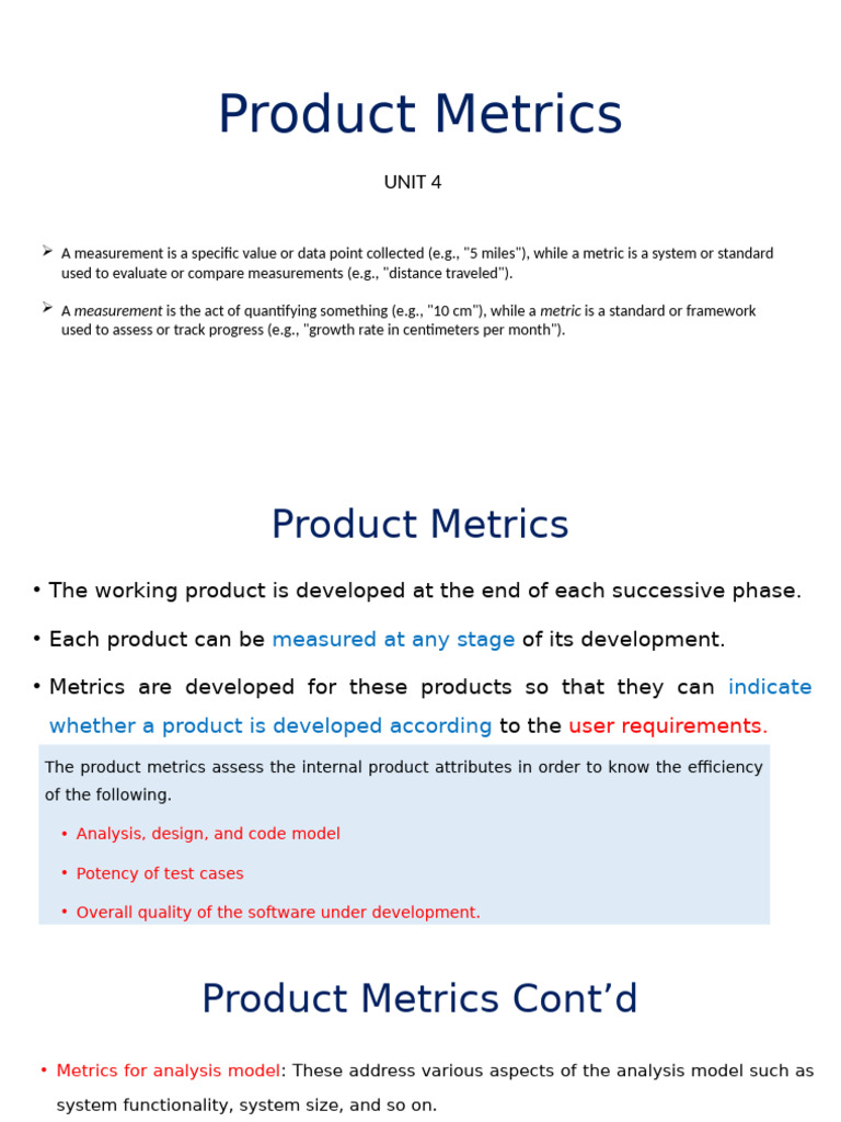 19-Module 4 - Product Metrics-03!10!2024 | PDF | Performance Indicator ...