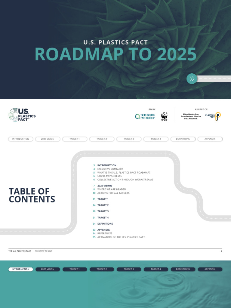 U.S. Plastics Pact: 2025 Roadmap | PDF | Recycling | Reuse