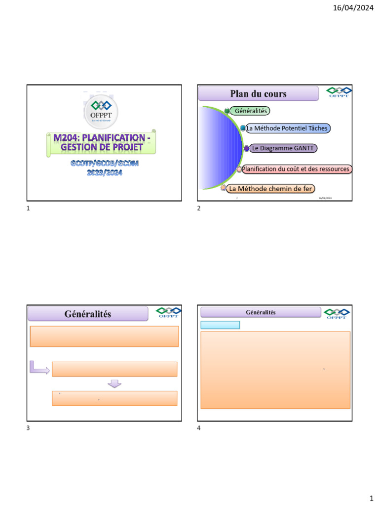 Méthodes de Planification de Projet | PDF | Planification