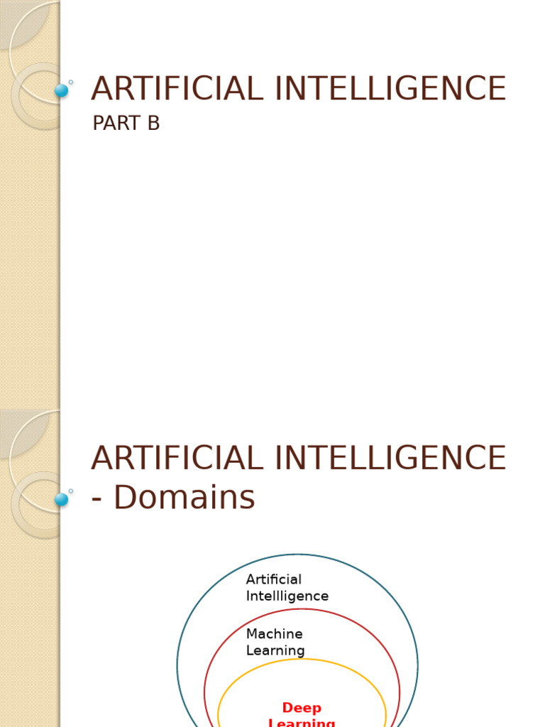 Artificial Intelligence Part B | PDF | Artificial Intelligence ...