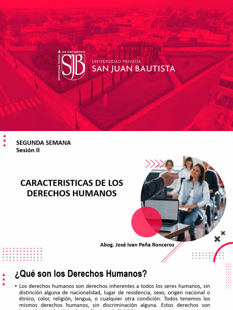 Caracteristicas de Los Derechos Humanos | PDF | Derechos humanos | Derechos