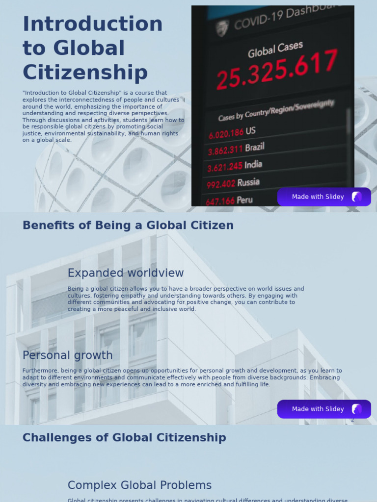 Understanding Global Citizenship | PDF | Sustainability | Social Psychology