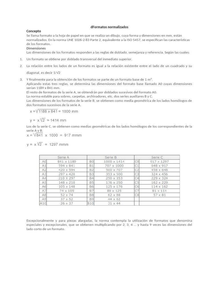 Formatos Normalizados Dibujo 1 | PDF | Geometría euclidiana | Geometría