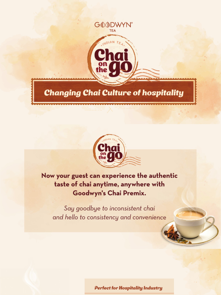 Chai on the go manual pdf tea caffeinated drinks