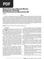 Download Model Pemecahan Masalah Melalui Pendekatan Realistik Pada Pembelajaran Matematika SD by Fi Goz SN78113331 doc pdf