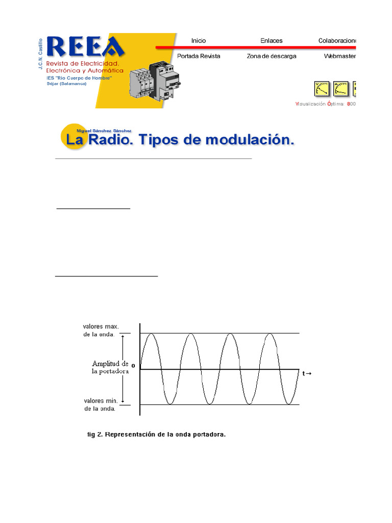 Laradioaficionmodulacion | PDF | Modulación | Modulación de frecuencia