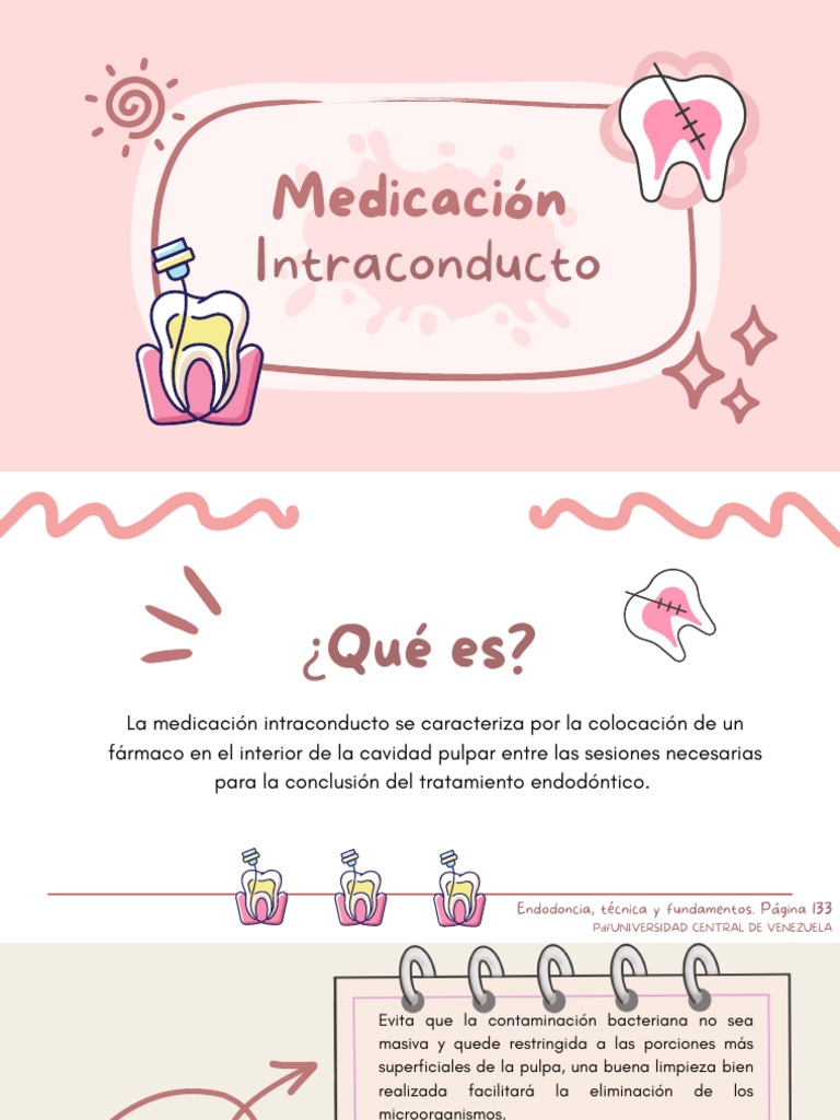 Medicación Intraconducto en Endodoncia | PDF | Medicamentos con receta ...
