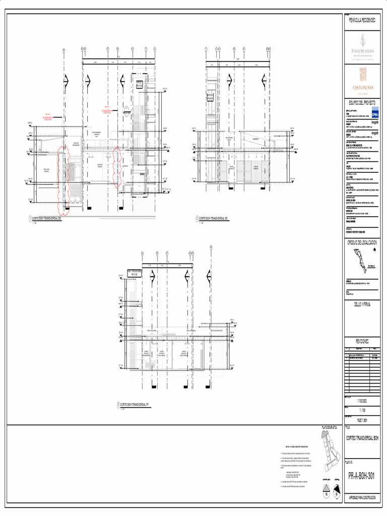 Notas y Planos Arquitectónicos BOH | PDF