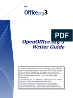 OpenOffice.org 3 Writer Guide
