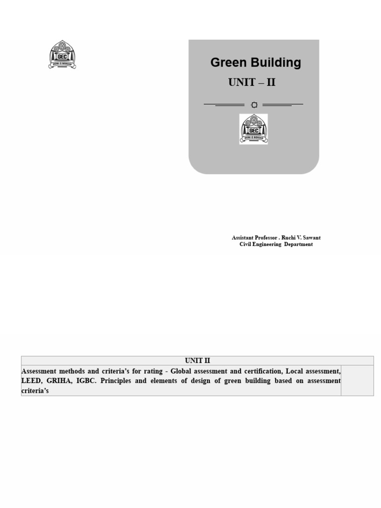 Green Certifications Systems | PDF | Green Building | Forest ...
