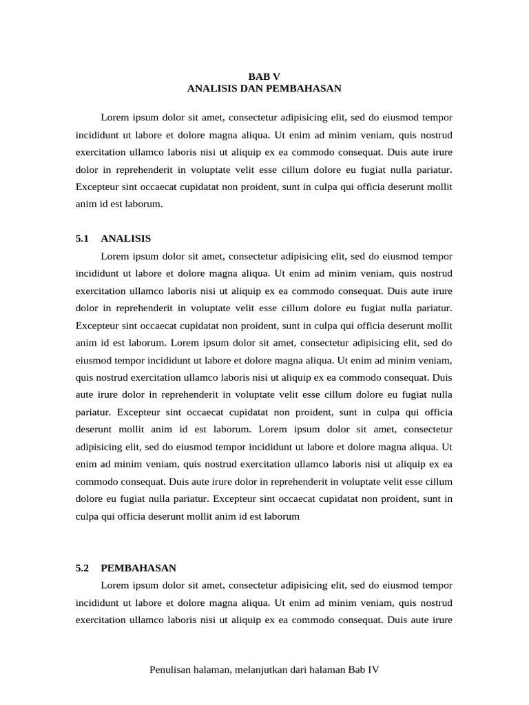 Skripsi - Bab V | PDF