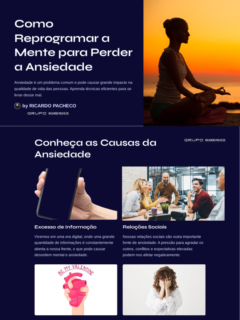 Técnicas para Reduzir a Ansiedade | PDF | Ansiedade | Pensamento