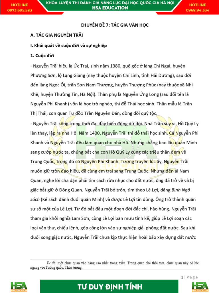 Chuyn 7 - TC Gia VN HC | PDF