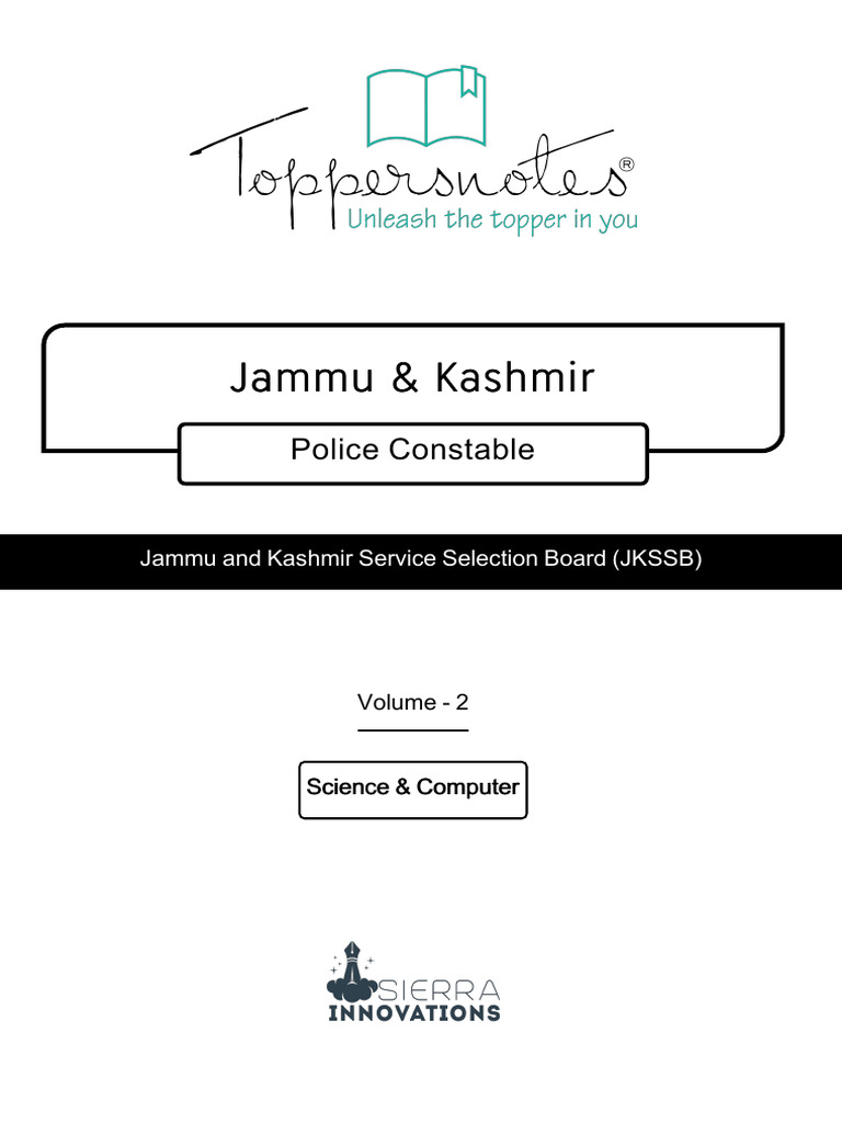 JKSSB Science & Computer Study Guide | PDF | Atoms | Atomic Nucleus