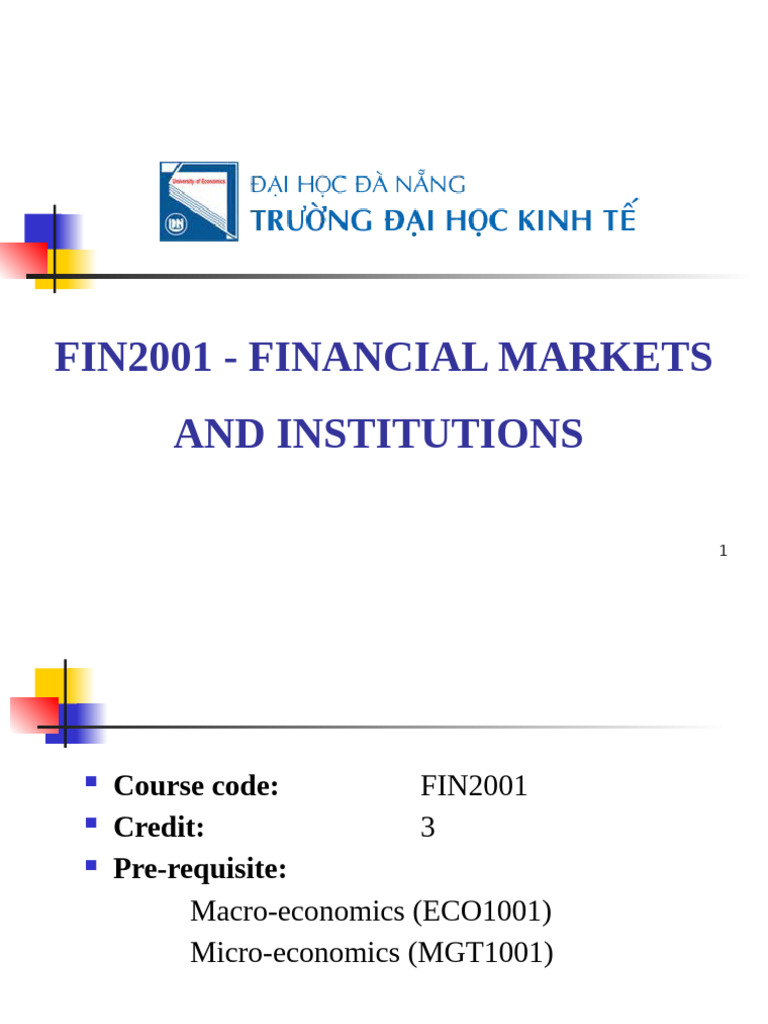 Financial Markets and Institutions Overview | PDF | Securities (Finance ...