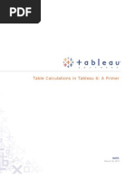 Tableau - Table Calculations - Primer