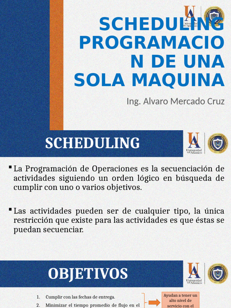 Scheduling - Una Maquina | PDF | Informática | Ciencias de la Computación