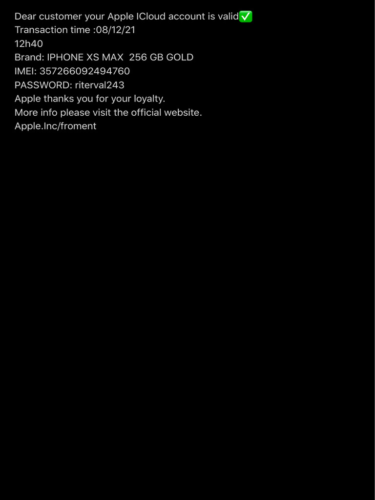 what is a valid email for icloud