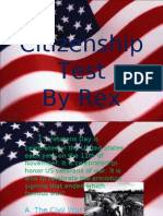 Citizenship Test by Rex