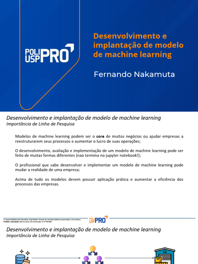Modelos de Machine Learning na Prática | PDF | Aprendizado de máquina ...