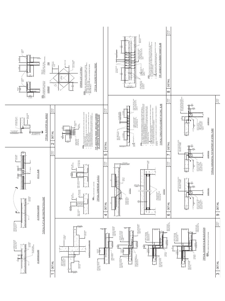 Typical Concrete Slab Joint Details | PDF | Buildings And Structures ...