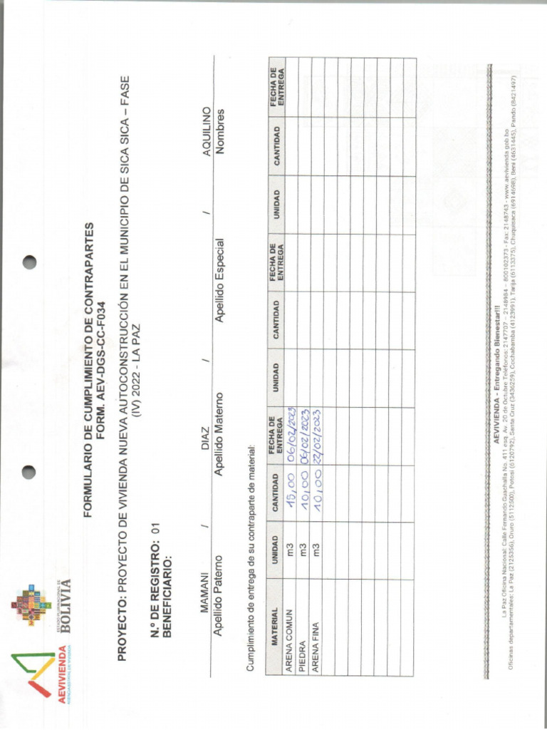 Form 034 | PDF