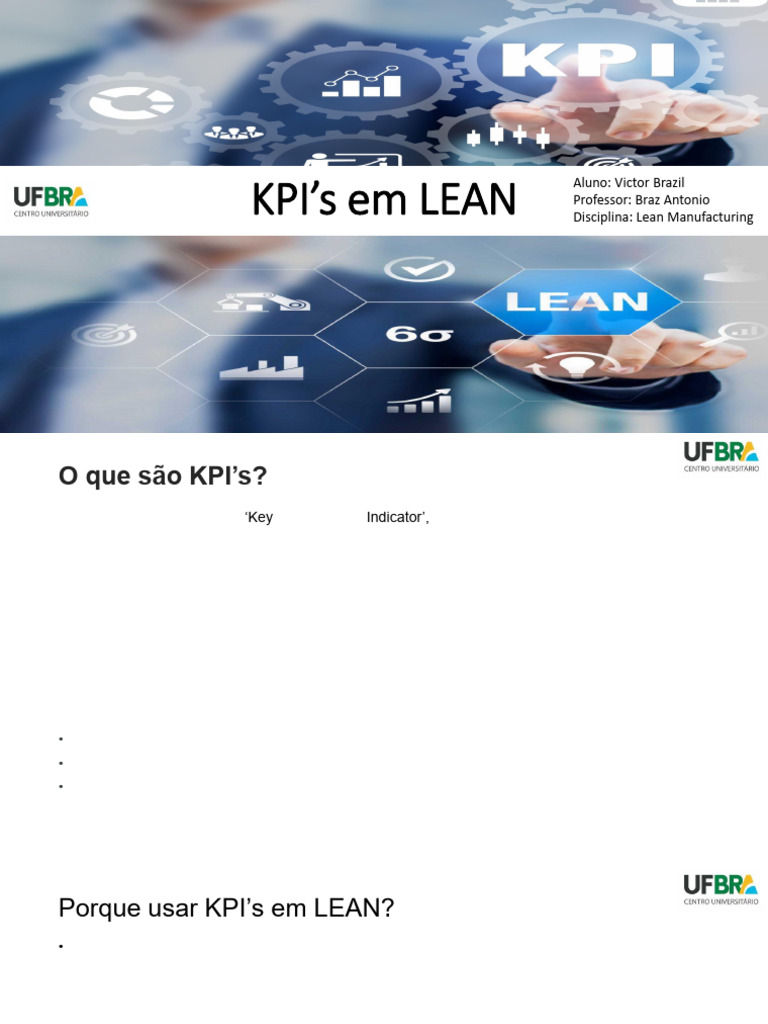 KPI's em Lean Manufacturing: Definição e Uso | PDF