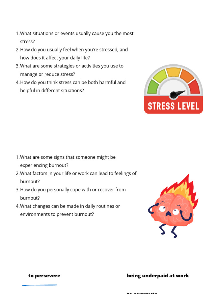 Stress and Burnout | PDF | Occupational Burnout | Stress (Biology)