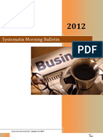 Systematix Morning Bulletin Highlights Key Market Moves