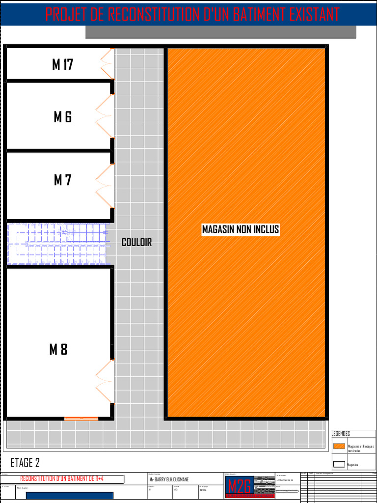Projet de Reconstitution R+4 d'un Bâtiment | PDF