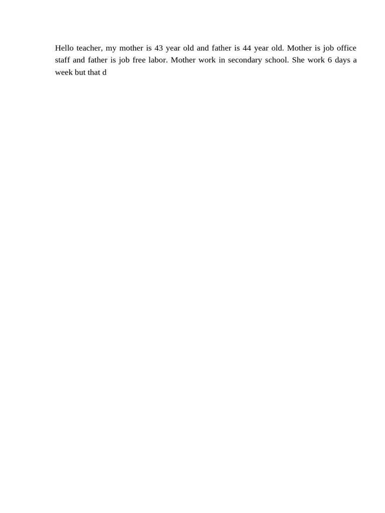 Hello Teacher | PDF