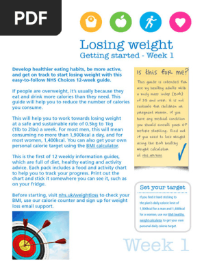 Losing Weight NHS