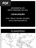 1 Localização do Mato Grosso do Sul