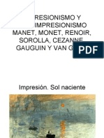 Impresionismo y Postimpresionismo