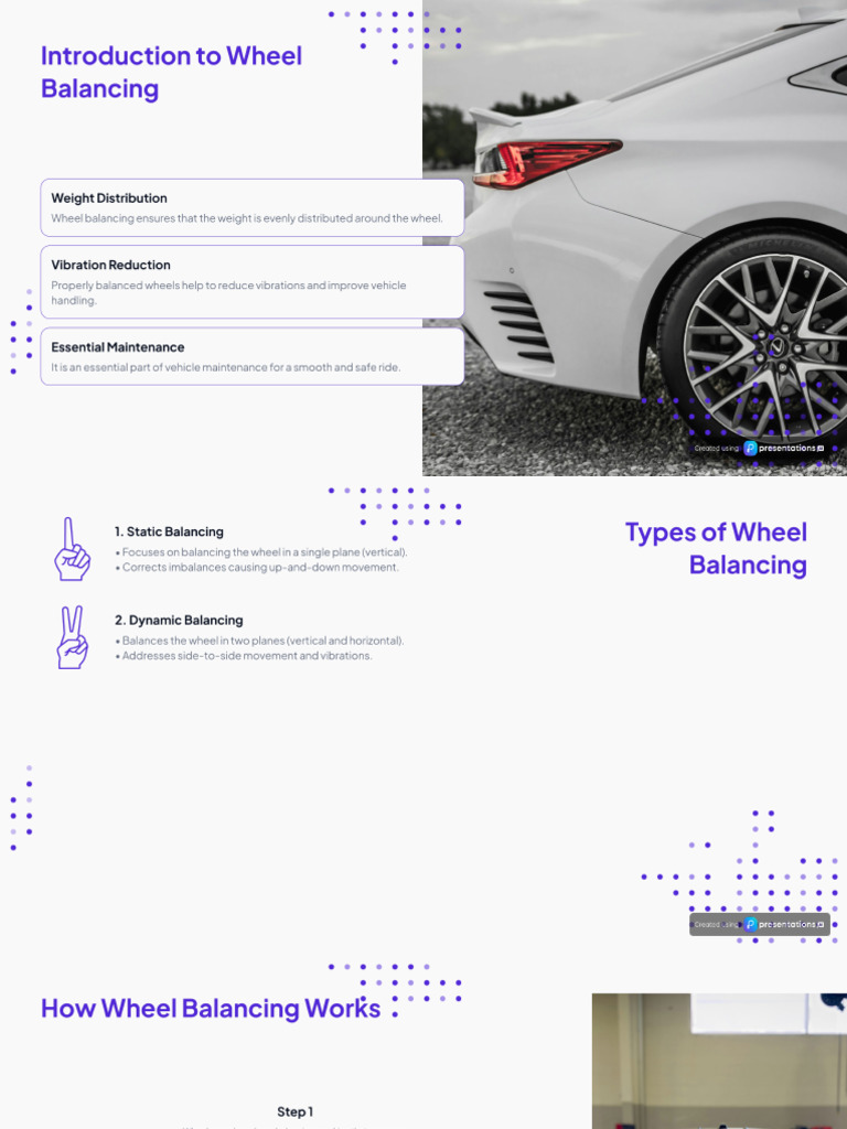 Introduction To Wheel Balancing | PDF
