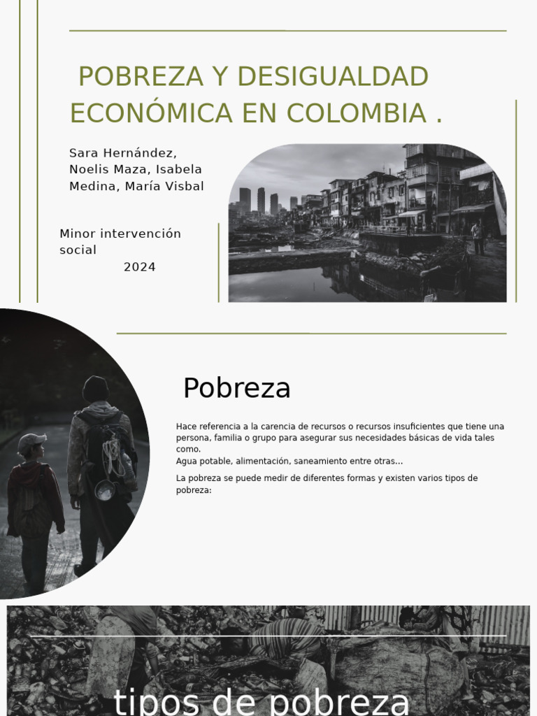 Pobreza y Desigualdad | PDF | Pobreza | Pobreza e indigencia