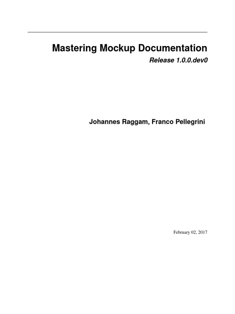 Mastering Mockup Training Guide | PDF | Java Script | J Query